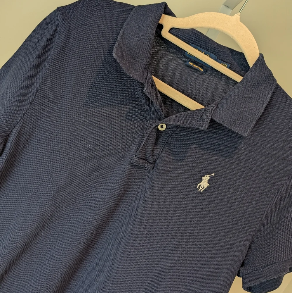 POLO Ralph Lauren Mini Mesh Navy Blue Polo Dress Preppy Sz M - Picture 4 of 11